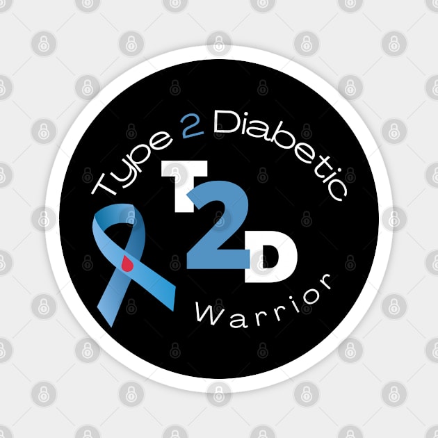 Afrinubi - Type 2 Diabetes Warrior Magnet by Afrinubi™